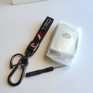 TRD Wrist Strap Key Chain With Logo. Key Chain, Clip And Wrist Strap.key Fob cov